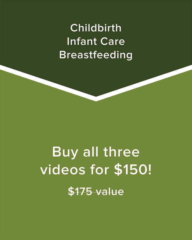 Childbirth, Infant Care, and Breastfeeding Video Bundle
